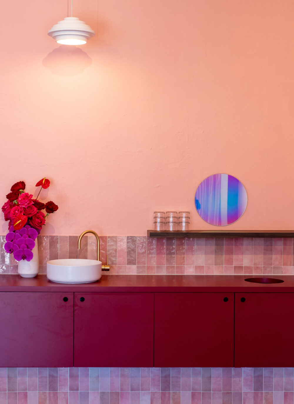 FEATURE WALL TILES: Artisan Rose Mallow