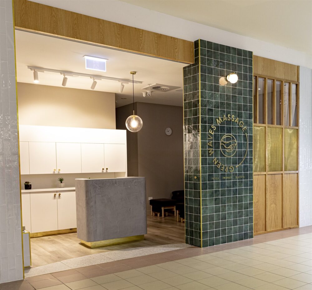 FEATURE WALL TILES: Artisan Moss Green