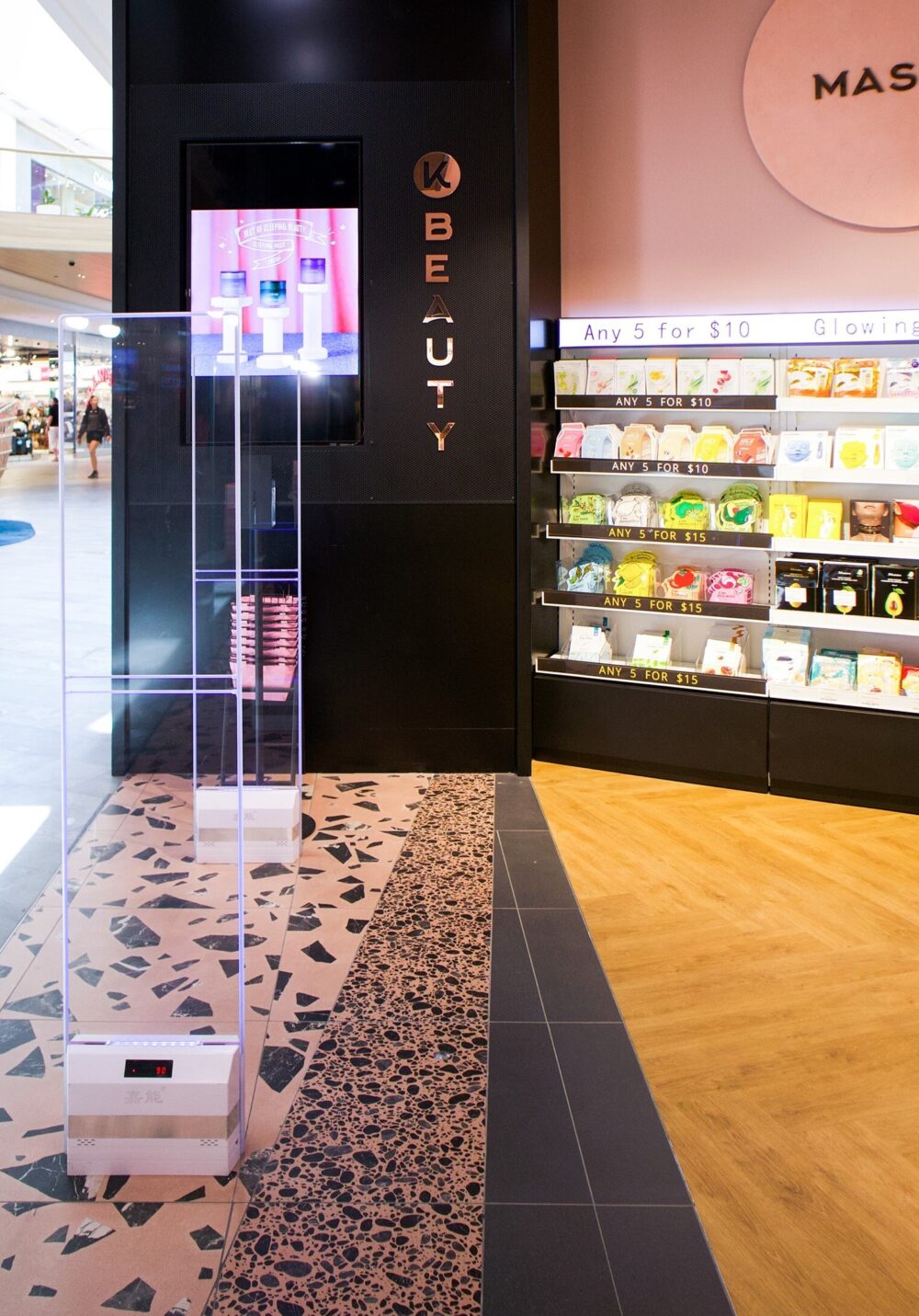 FEATURE FLOOR TILES: Medley Rock Pink &amp; Medley Pop Pink