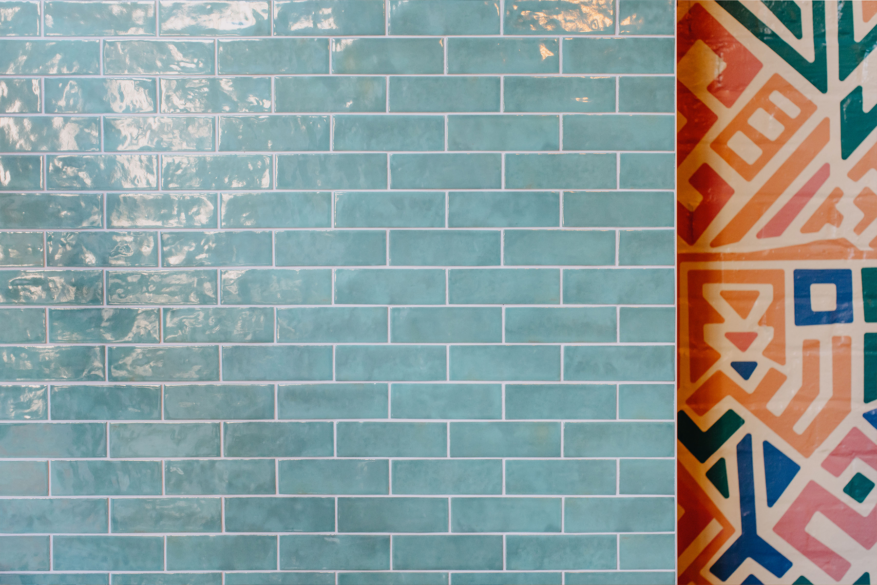 FEATURE WALL TILES: Bejmat Lake Gloss