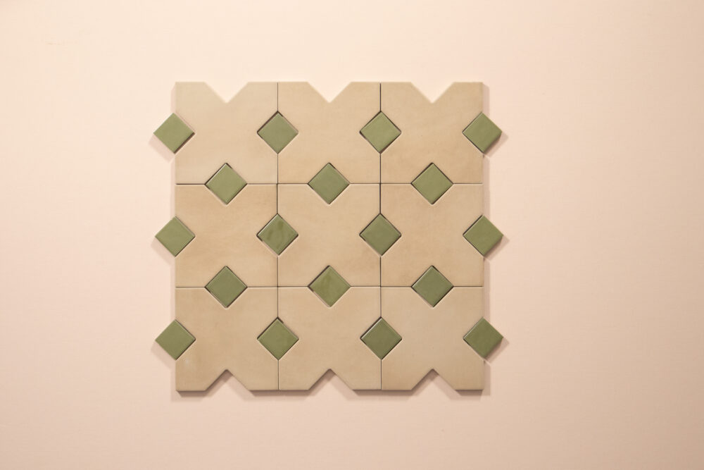 Kasbah Bone Cross and Taco Verd Gloss inserts by Equipe