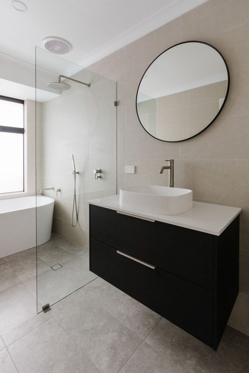 Kitchen decor and hi lite bathrooms carlisle residence gubi cream stellar mid grey 4