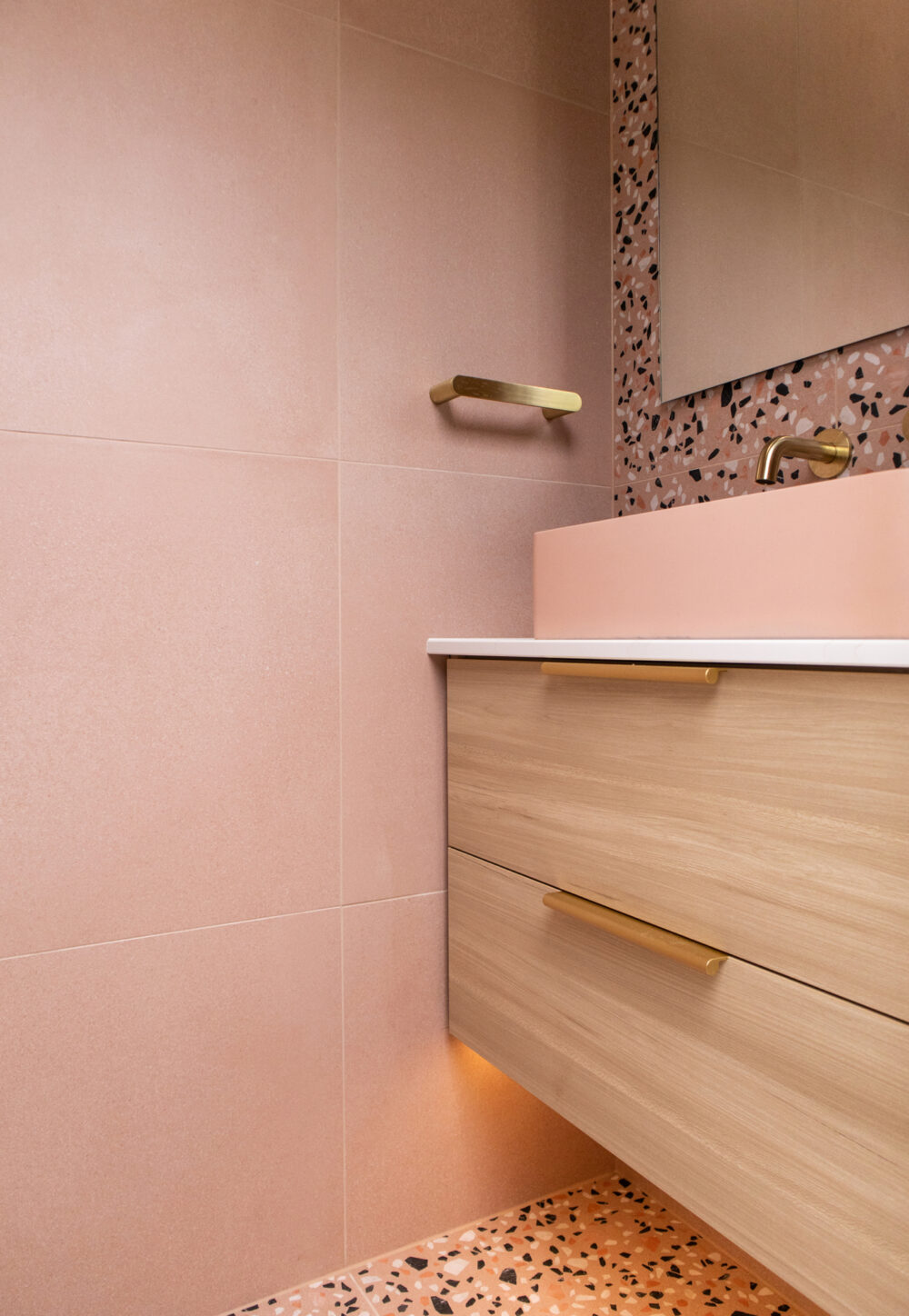 FLOOR &amp; FEATURE WALL TILES: Medley Classic Pink (Order In)
WALL TILES: Medley Minimal Pink (Order In)