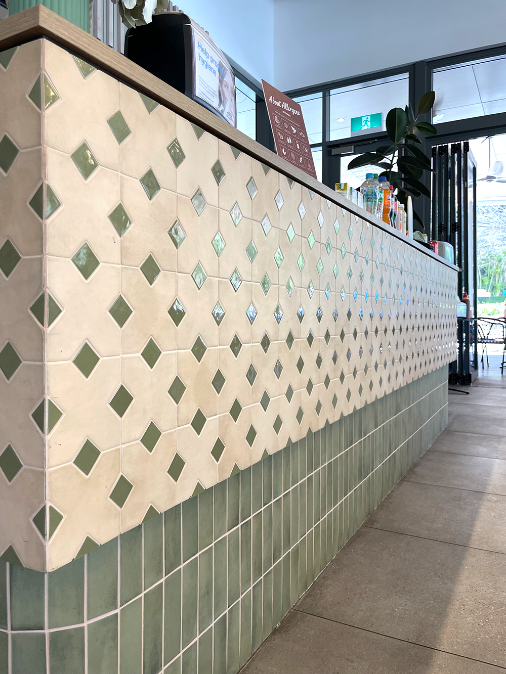 Tiles: Kasbah Cross Fawn by Equipe