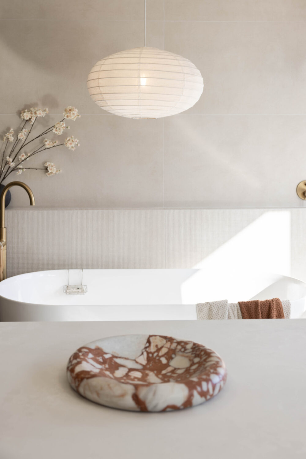 Designer tile displays at Myaree Ceramics Perth