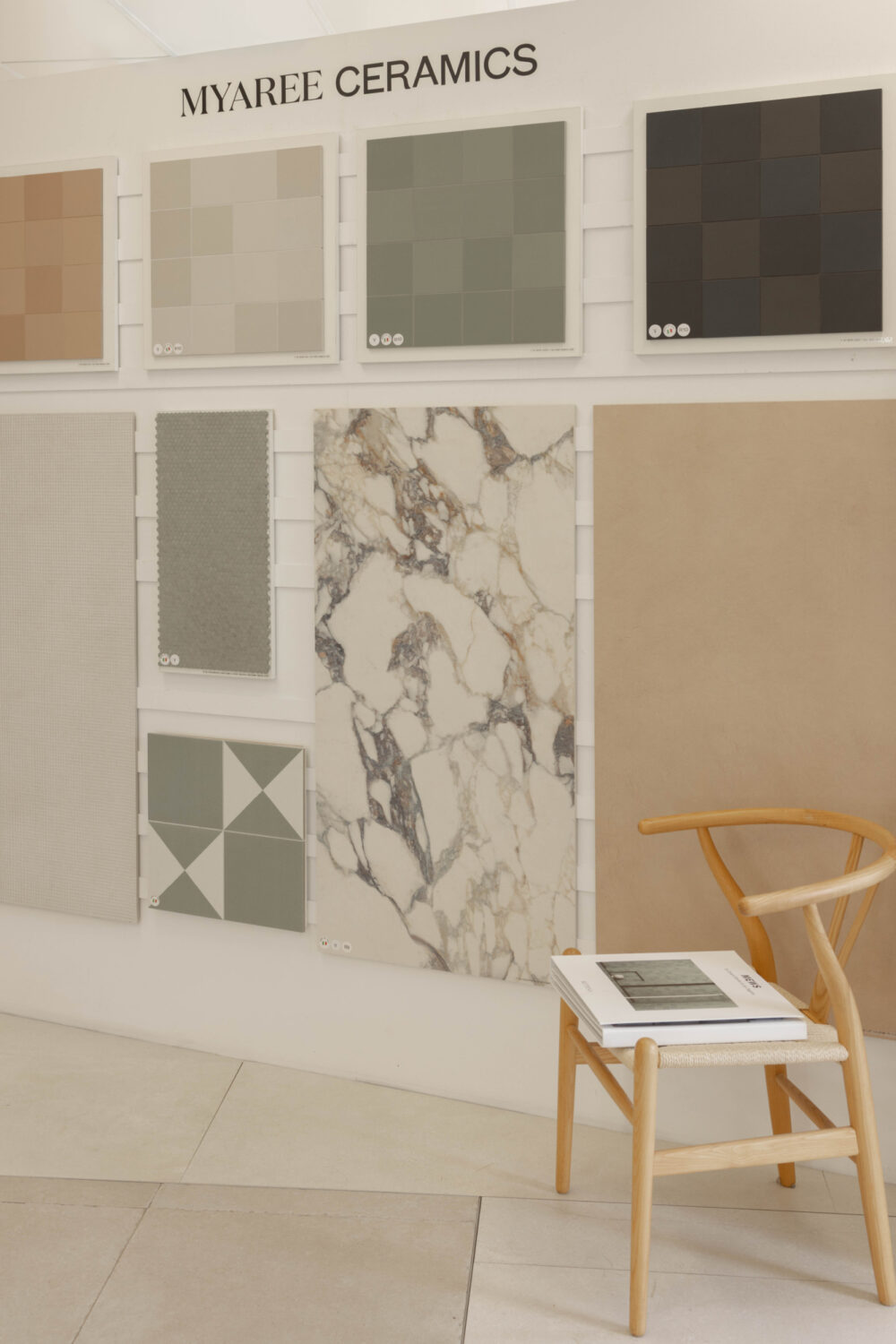 Our front wall display changes frequently with new arrivals and the latest colour trends.
