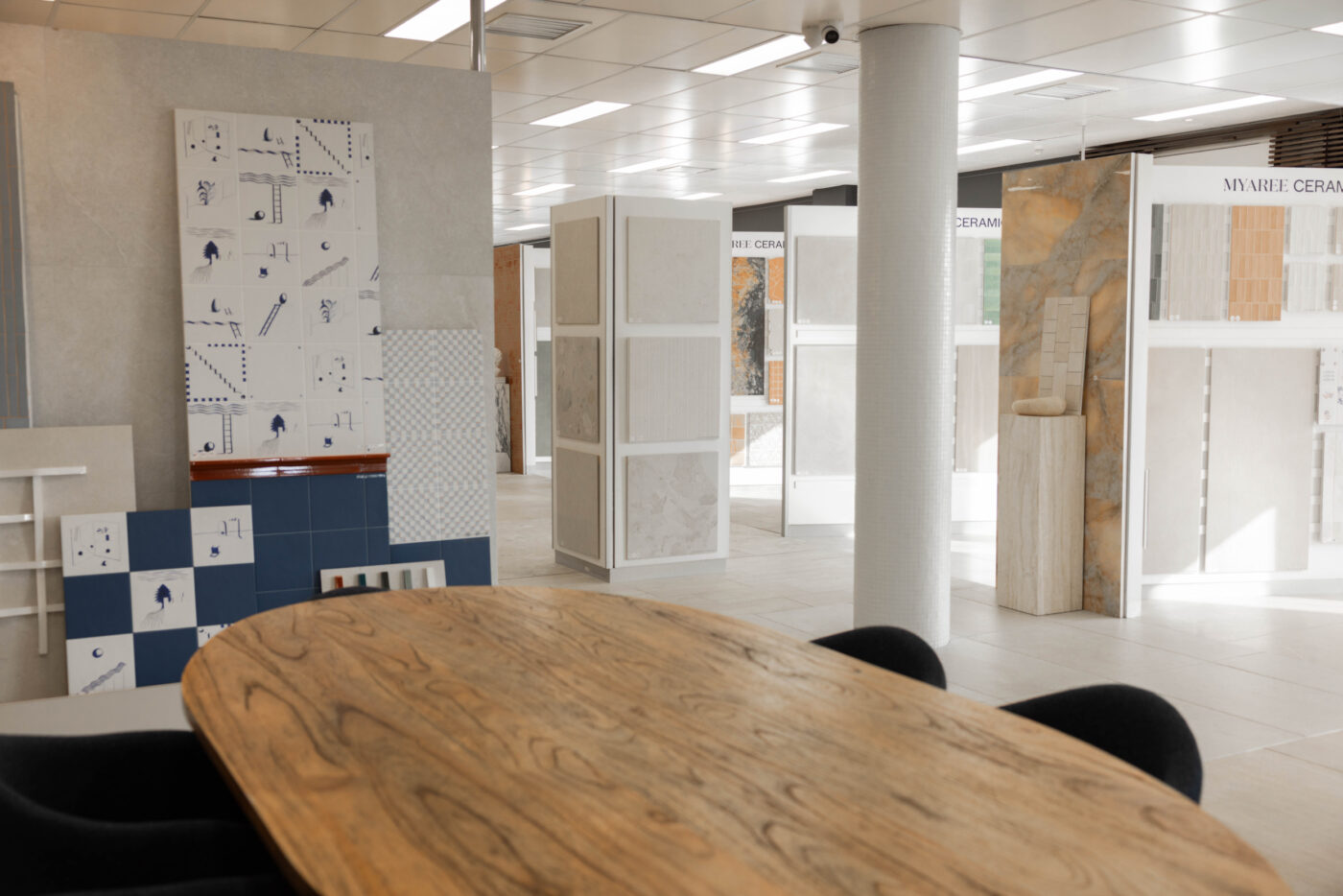 We have several spaces available for selections. Book an appointment with one of our sales and design consultants.