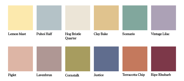 Colour palette