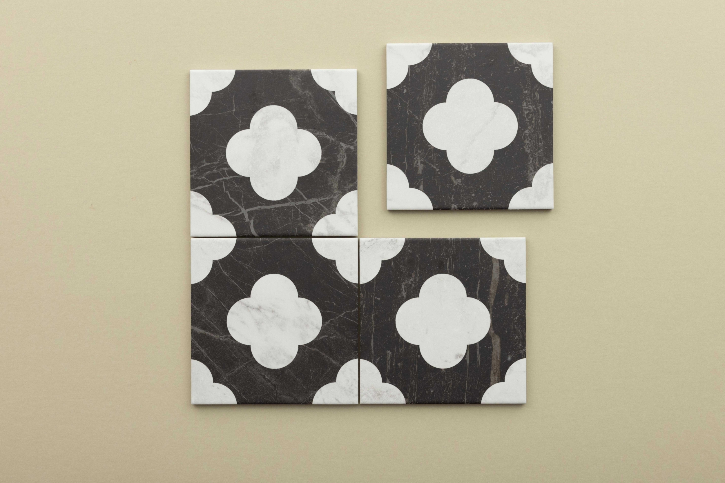 Dandy Pin Black White 186x186mm 2