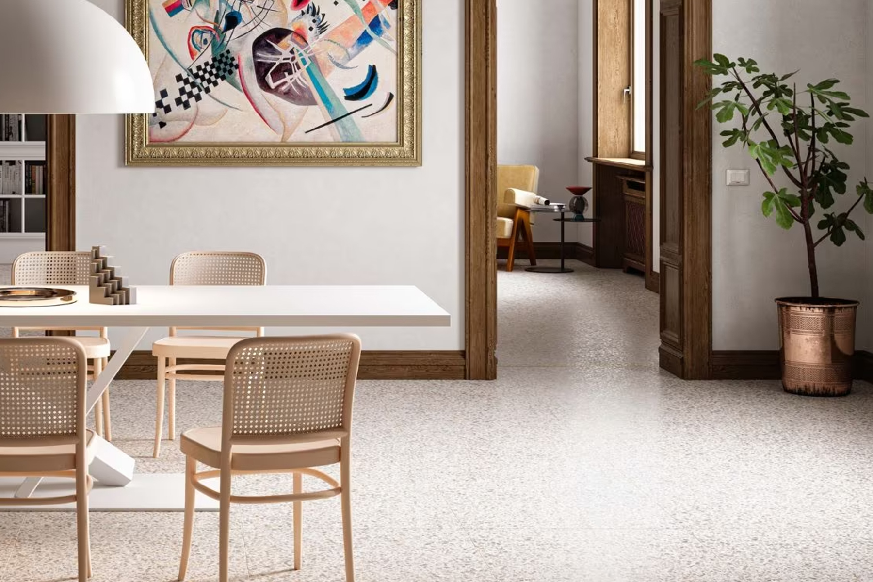 Terrazzo beige insitu2