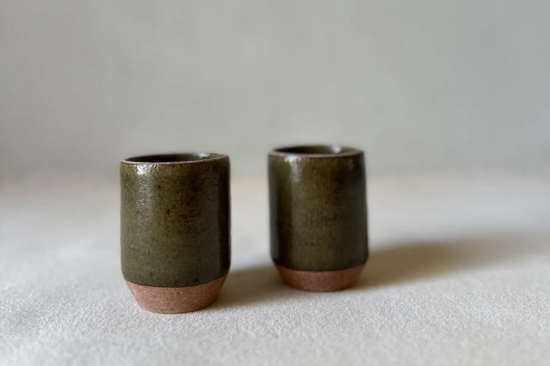 Kopi Espresso Cups (Set of 2) - Moss Green