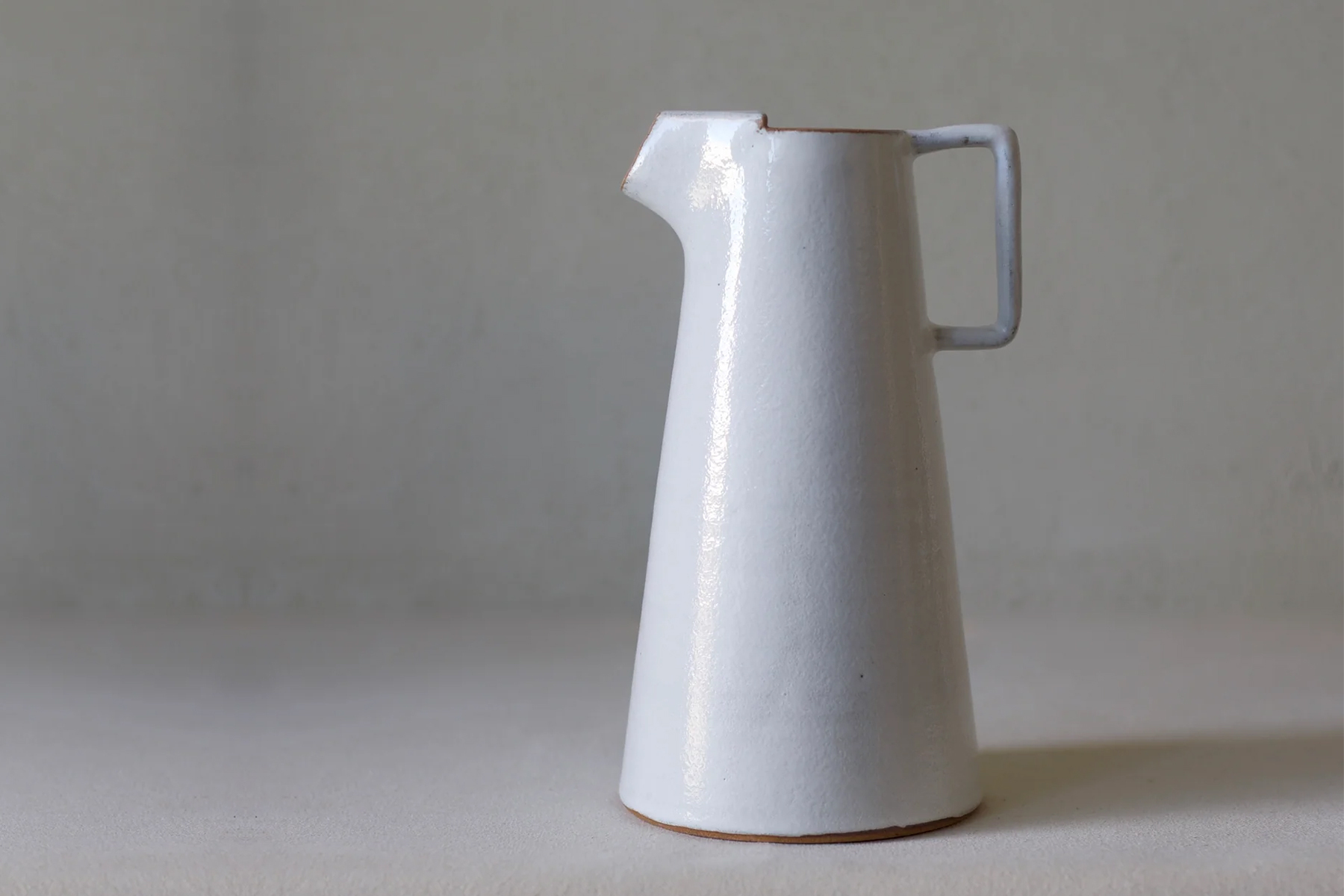 Tirta Water Jug - Brushed White