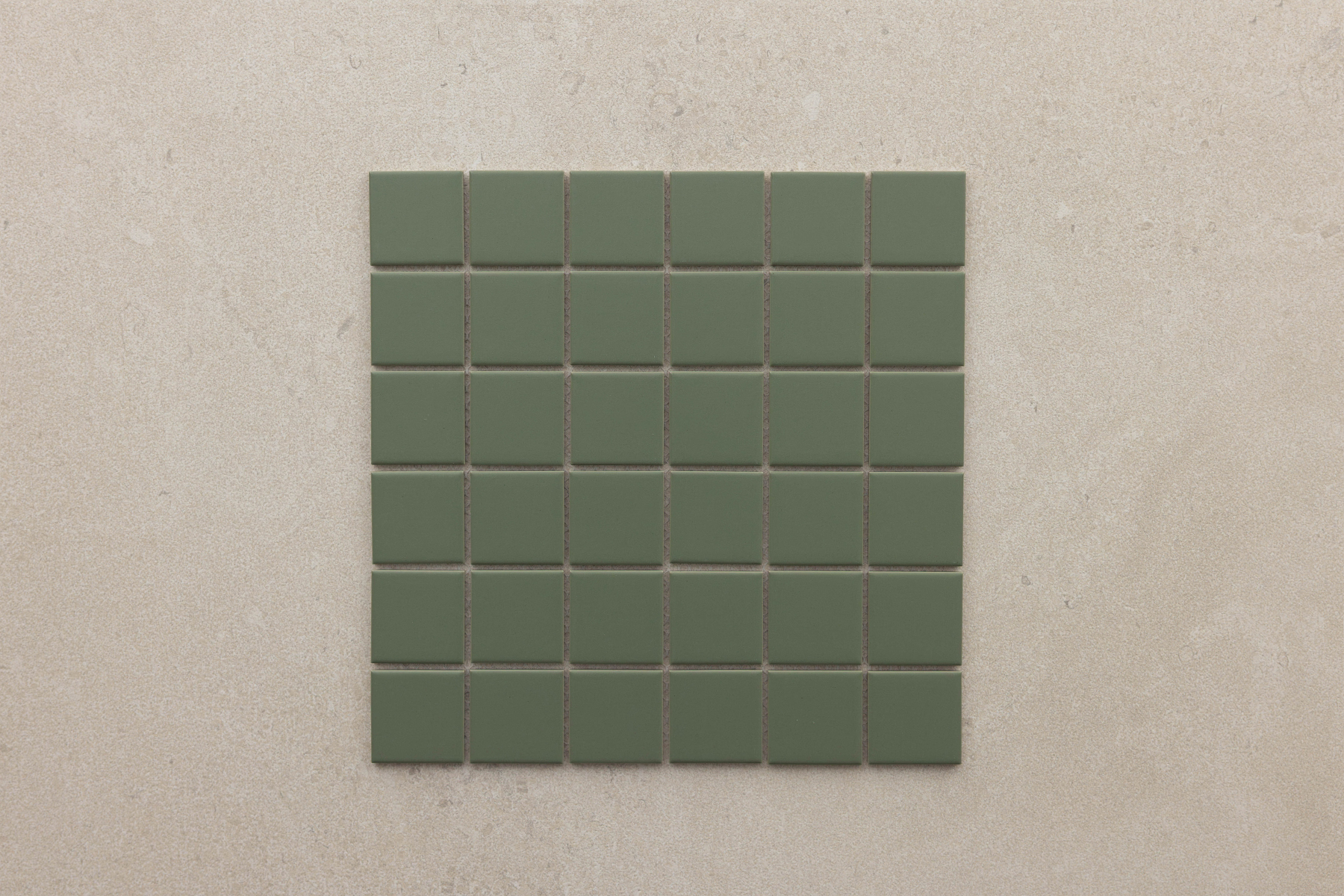 Grid Green Matt 48x48 Mosaic 306x306mm 1