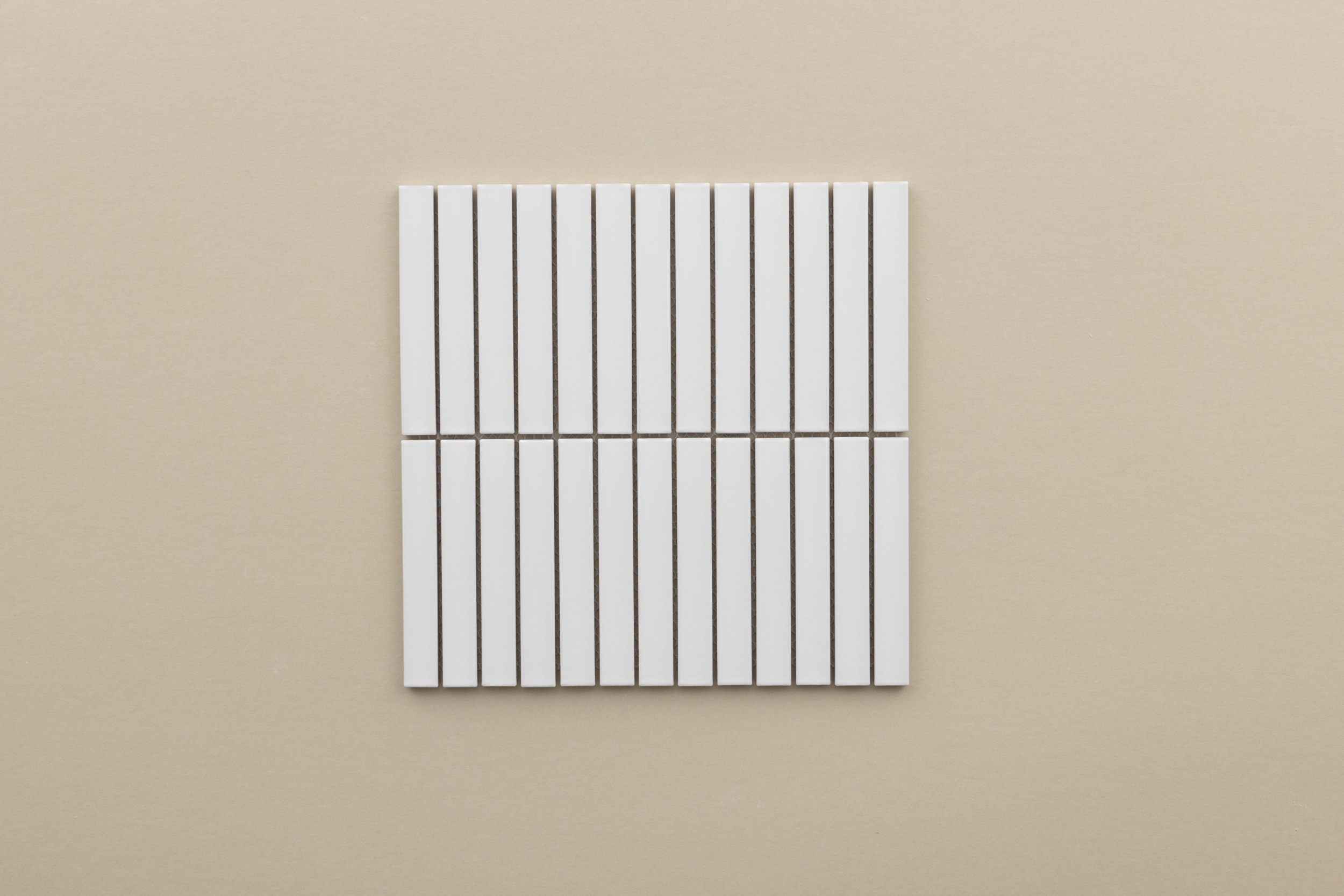 SZ150 A Matt White Kitkat 20x145mm 296x299mm sheet