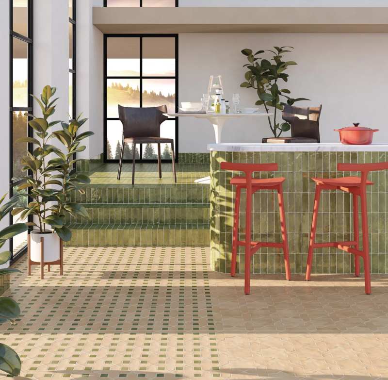 Exploring the Allure of Green Tiles: Enhancing Your Space with Nature's Hue