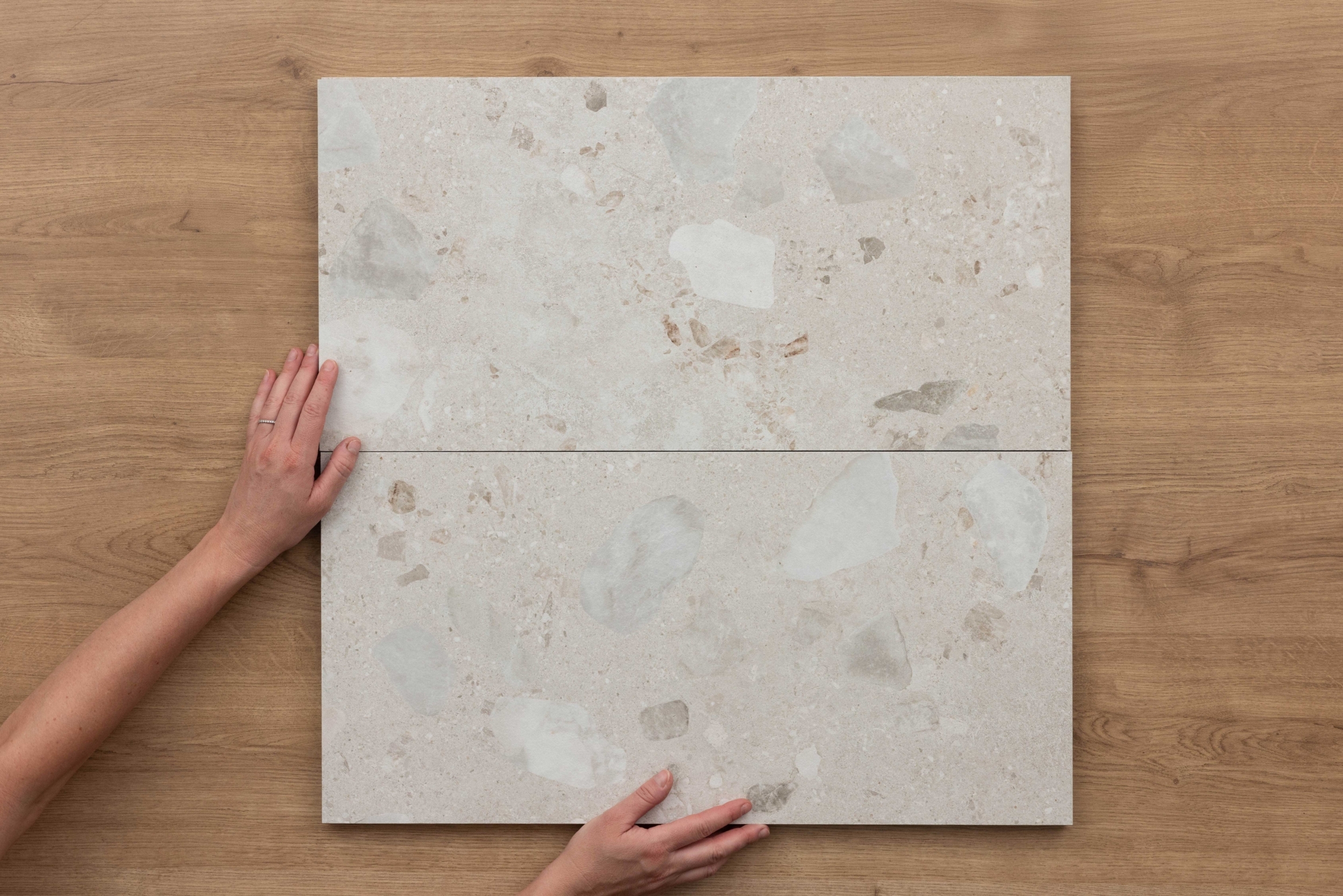 I Ciottoli 36 SG01 R White Rect 300x600mm 2