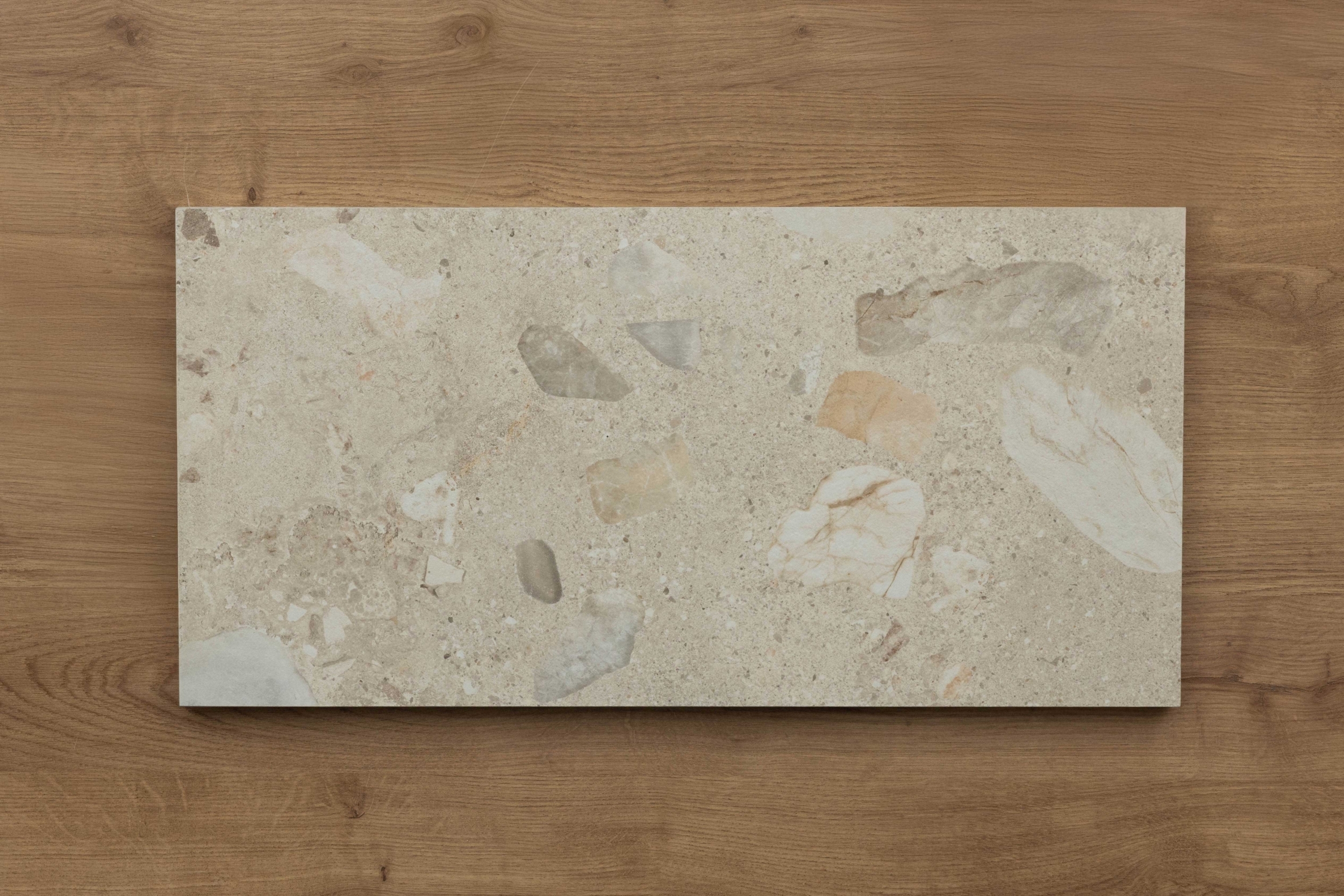 I Ciottoli 36 SG01 R Beige Rect 300x600mm 1
