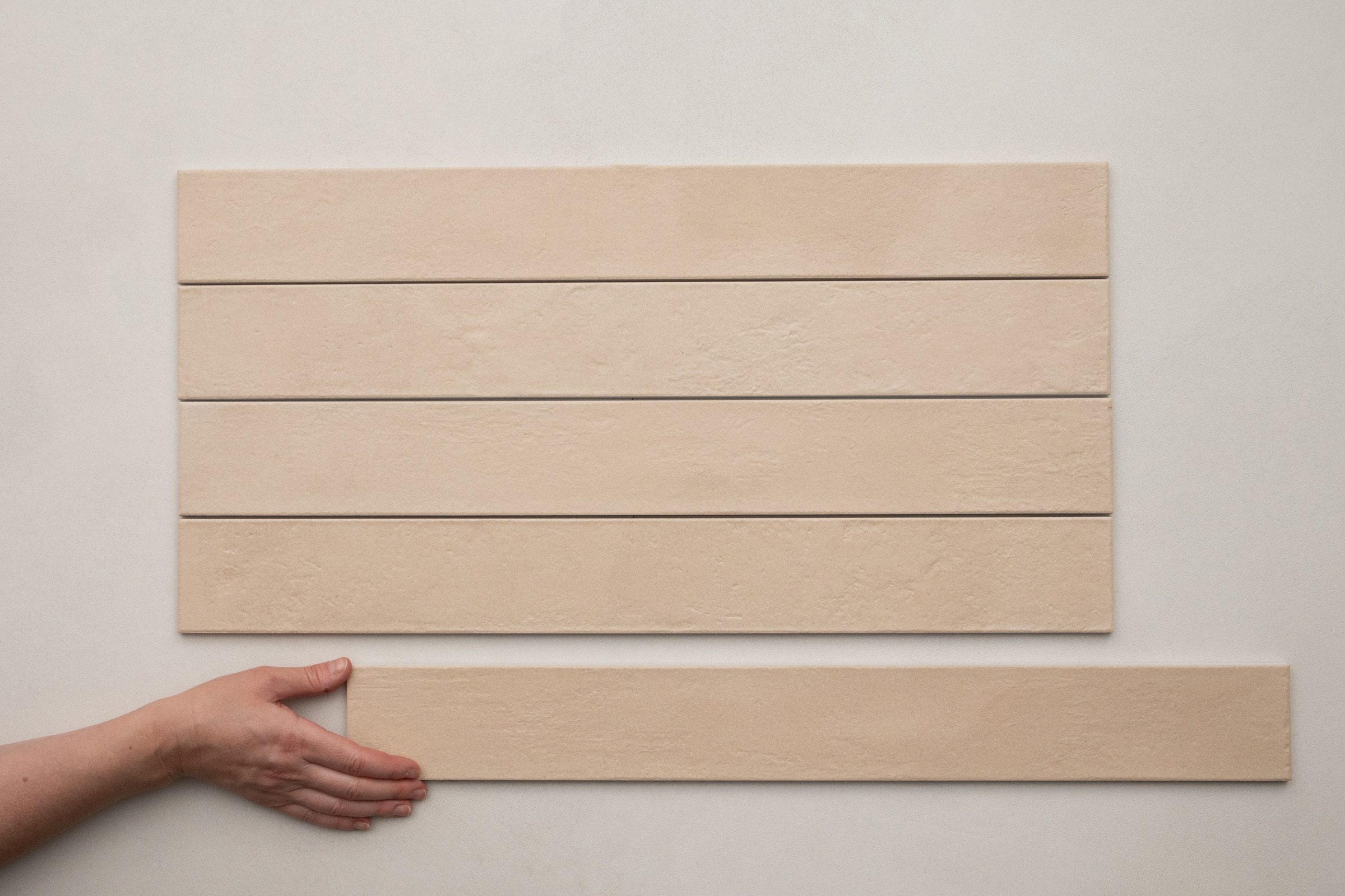 NEW Longarine Calcecreta Bisque 75x600mm 2