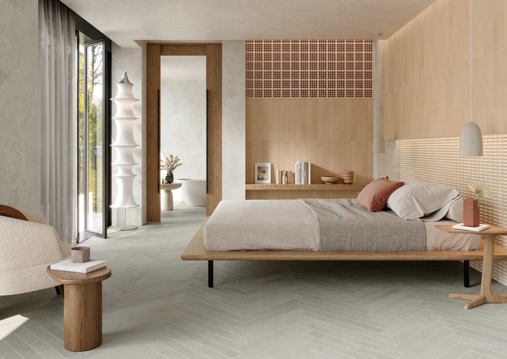Marca Corona Longarine Calcecreta Bisque Manto Bedroom