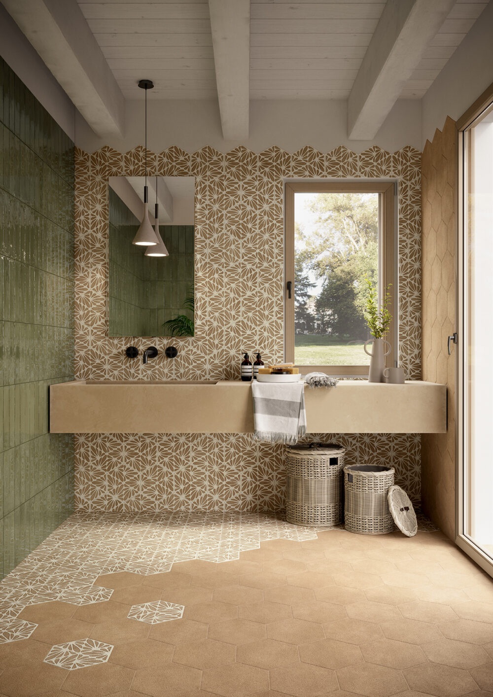 Insitu bathroom Chamotte Cesello