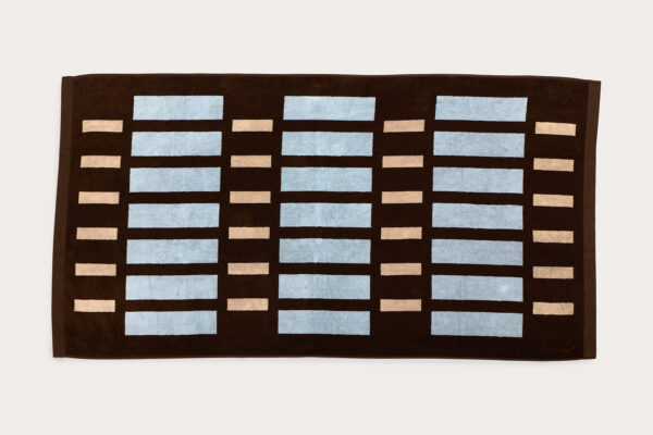 Mulberry Threads x Myaree Ceramics Bath Sheet - Chocolate