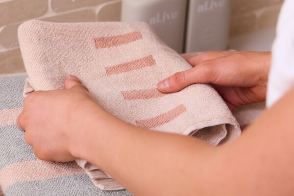 Mulberry Threads x Myaree Ceramics Hand Towel - Shell