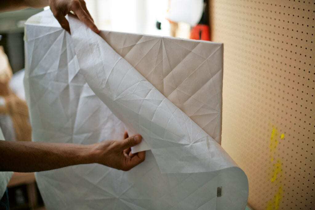 Insitu folded paper