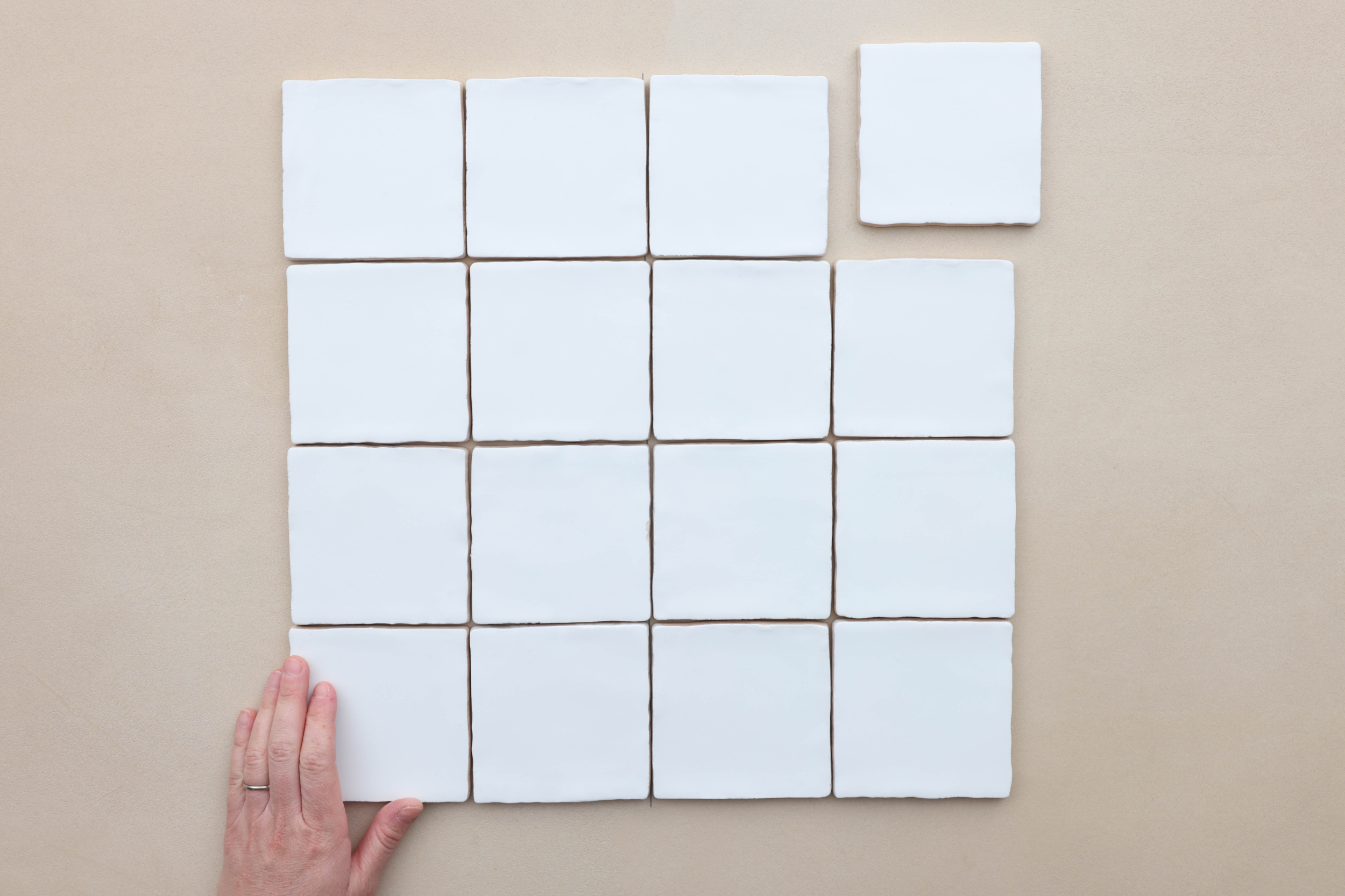Manual Blanco Matt 100x100mm 3 2