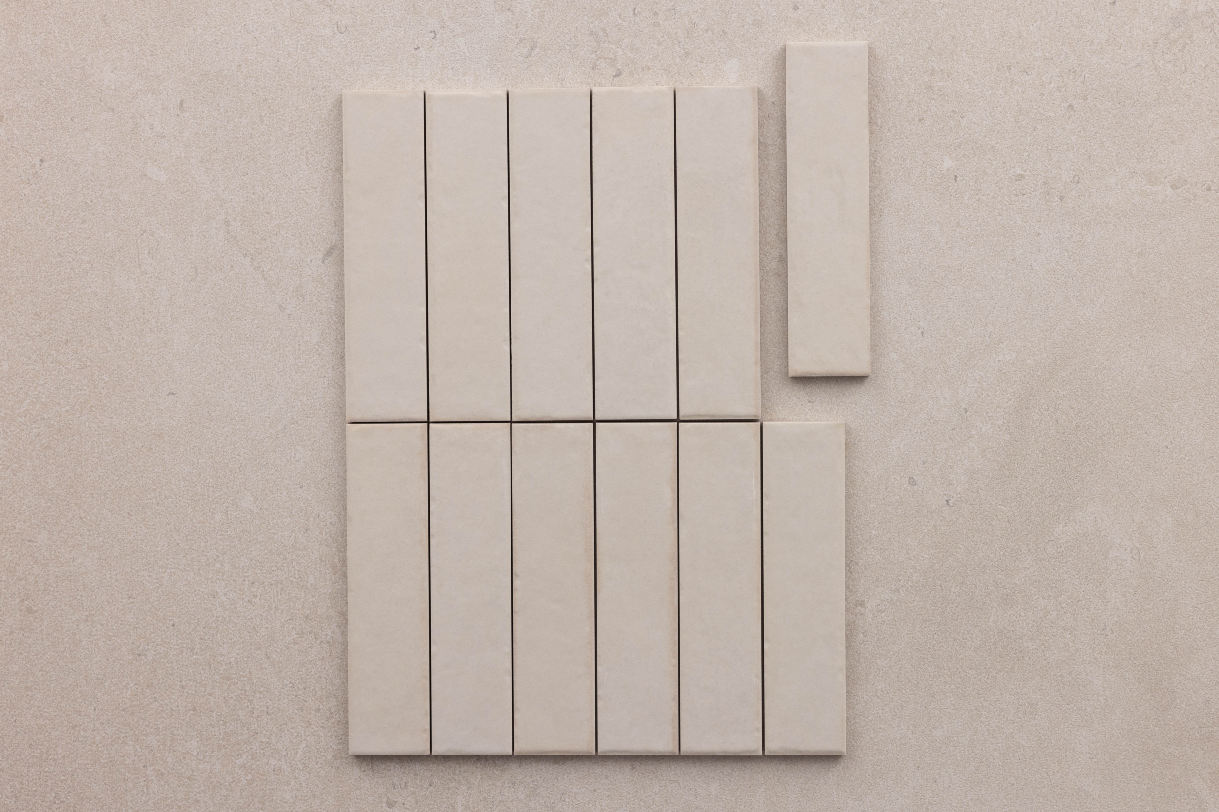 Tetris White Matt Rect 50x200mm 2