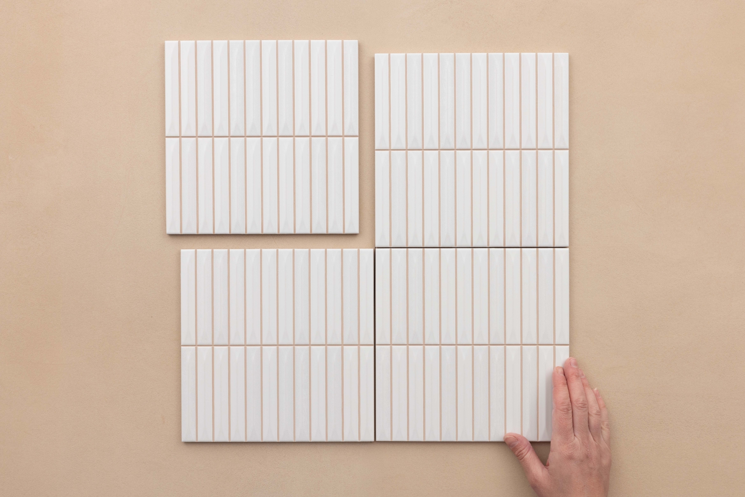 Nairobi Arrow Off White 200x200mm 2