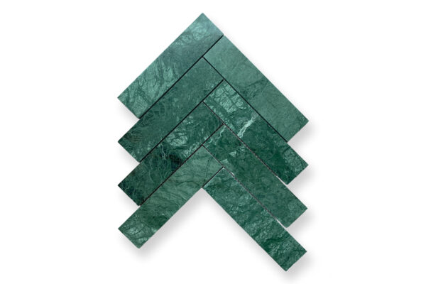 Herringbone Mosaic Taj Green VM1765