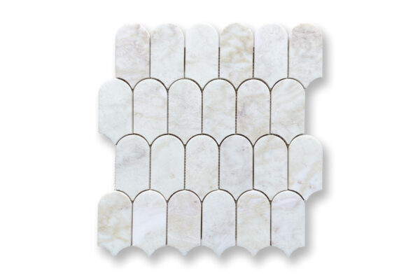 Light Viola Oro Arch Stone Mosaic VM1734