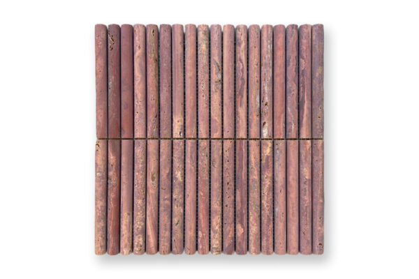 Mini Flute Rosa Travertine VM1951