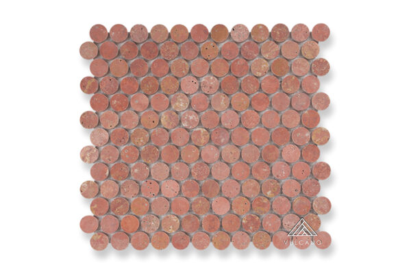 Pennyround Rosa Travertine VM766 * Made to order *