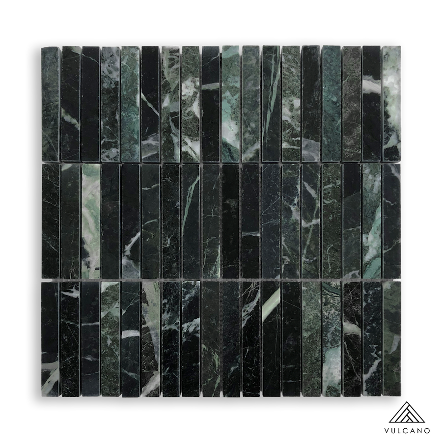 VM541 TEMPESTA VERDI HONED STACK BOND CHIP SIZE 15 X98 X10 MM