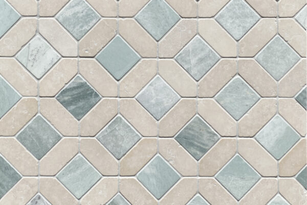 Tunis XL Crema Serena & Verdi Cristallo Mosaic VM2038