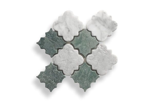 Notre Dame Taj Green and Carrara Mosaic VM1442