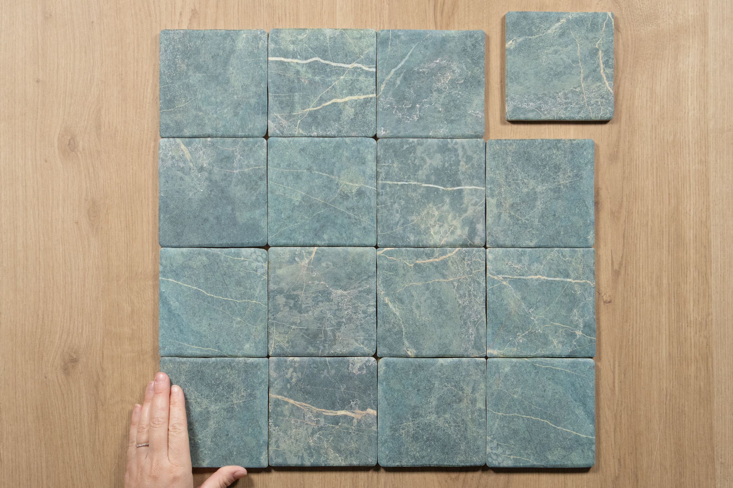 Marble Green 110x110mm 3