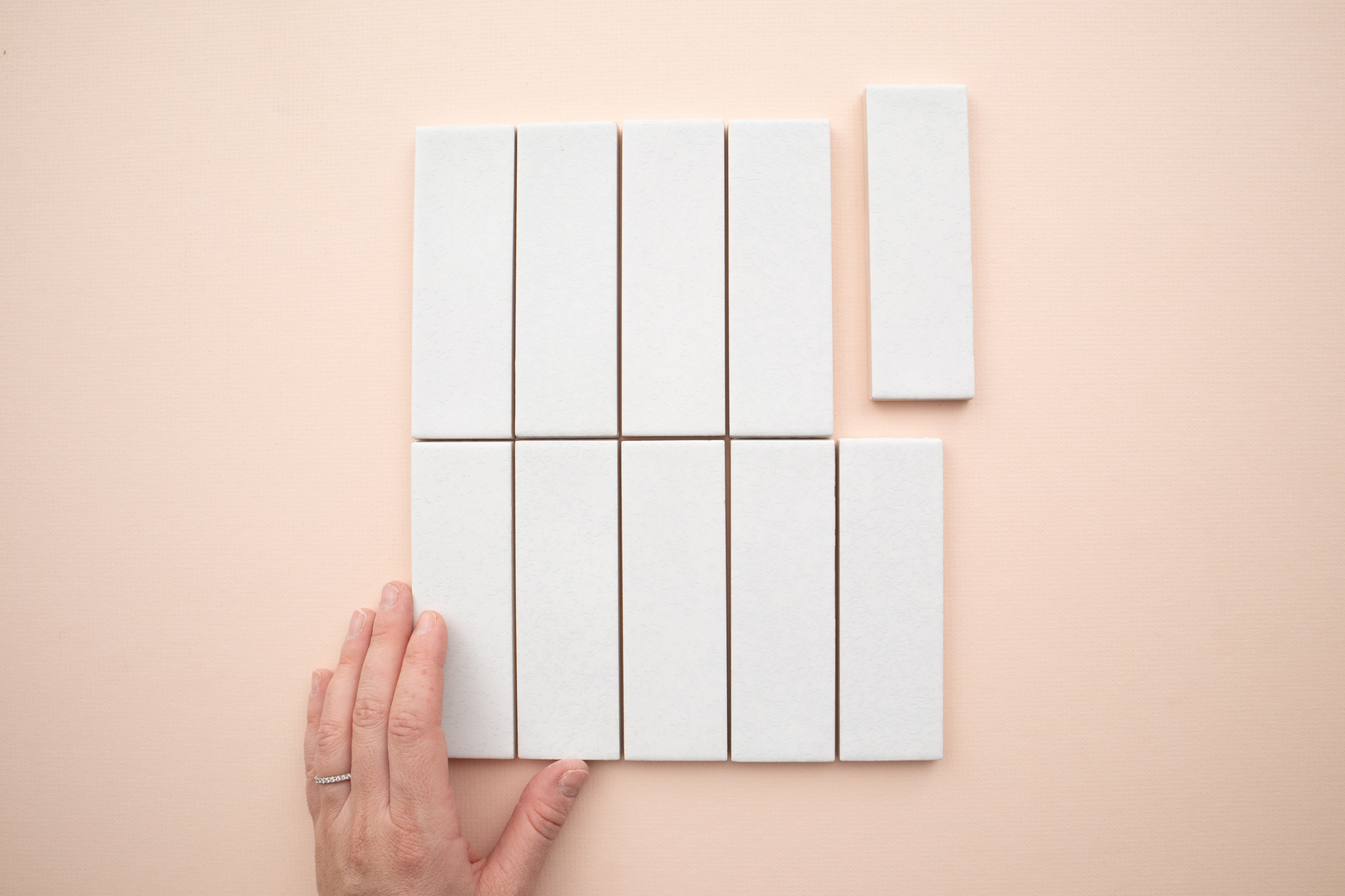 Skin White Gloss 40x125mm 3