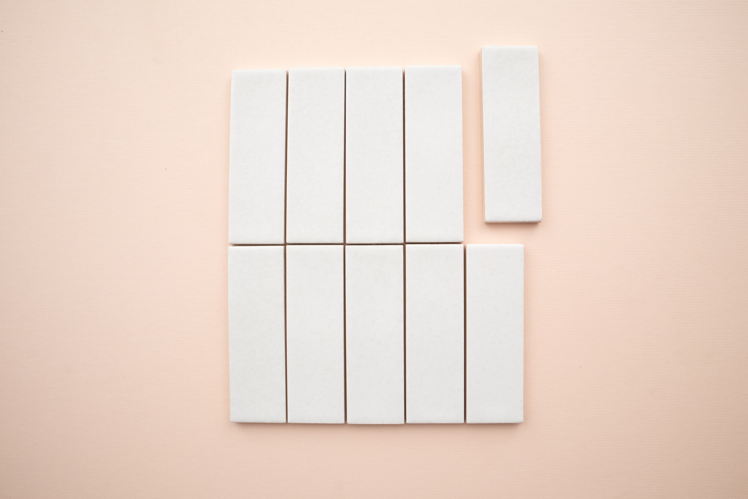 Skin White Matt 40x125mm 2
